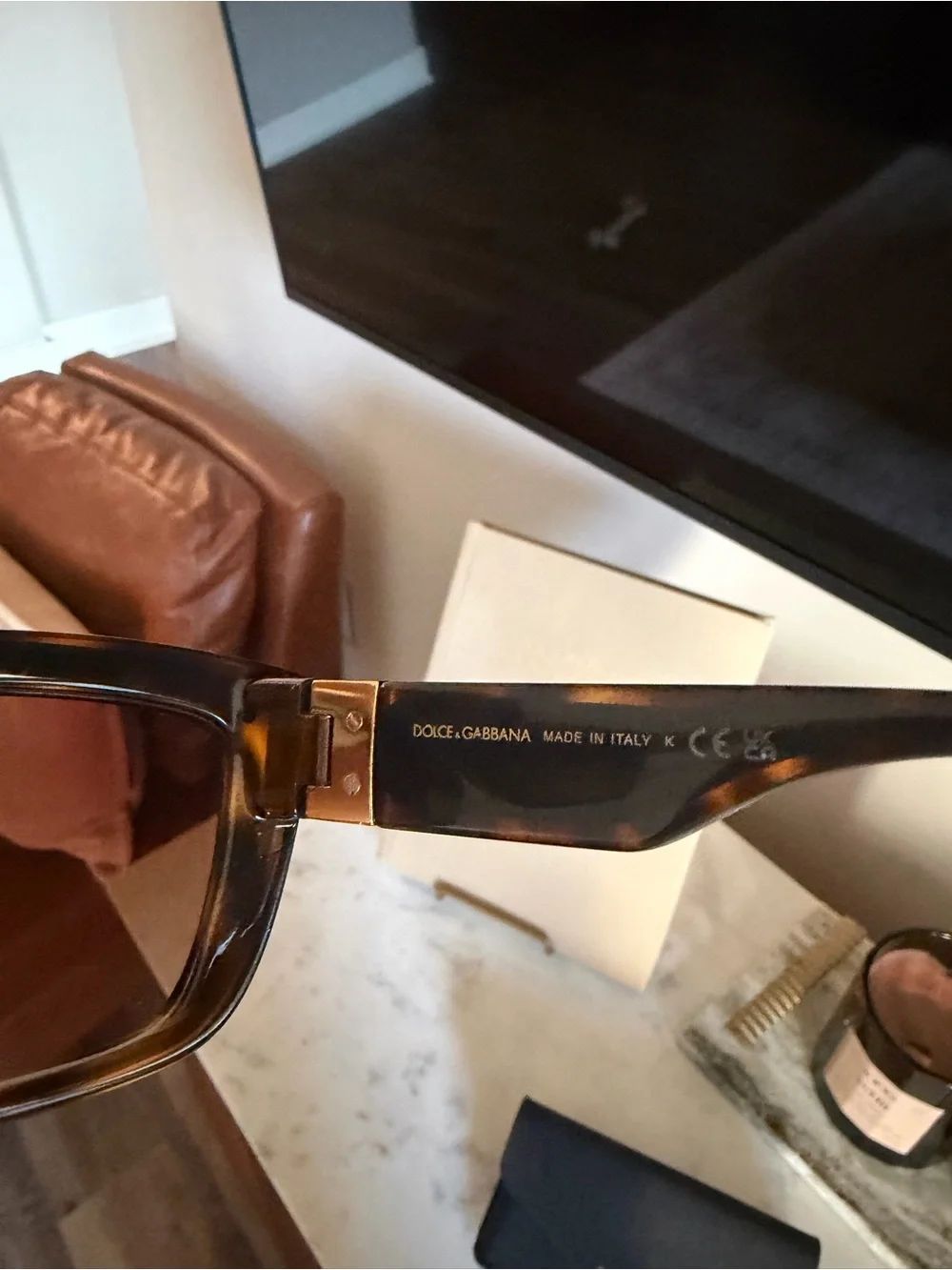 Dolce & Gabbana DG6171 Tortoiseshell Sunglasses with Brown Lenses